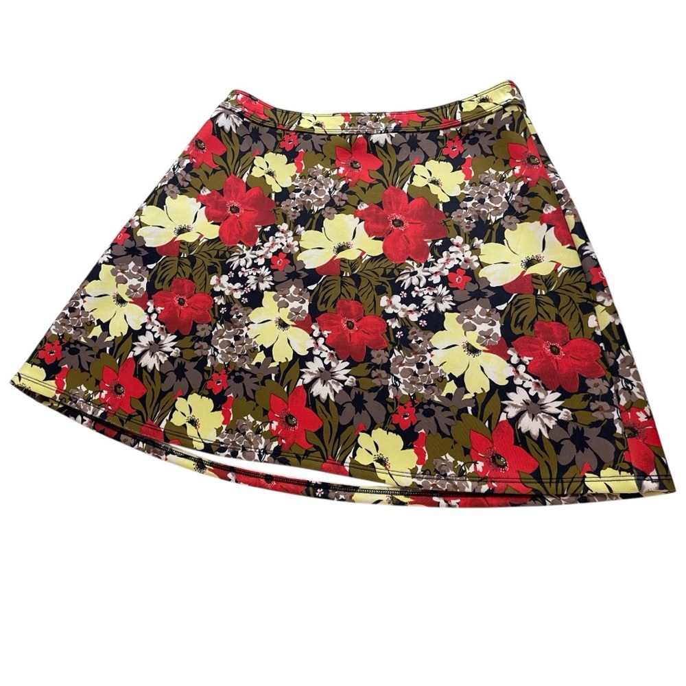 3/$18 Abercrombie & Fitch Mini A-Line Skirt Floral Multicolored Medium